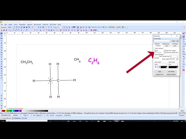 ChemSketch: ChemSketch là một phần mềm hoá học miễn phí với tính năng vẽ các công thức và cấu trúc phức tạp của các phân tử. Nó là công cụ hữu ích cho các nhà khoa học, giáo viên và sinh viên trong việc nghiên cứu và giảng dạy về các phân tử hóa học. Hãy khám phá và tìm hiểu về ChemSketch để mở rộng kiến thức hoá học của bạn.