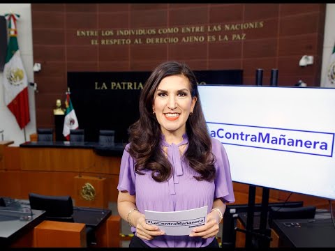 Conferencia de prensa "La Contramañanera" de la senadora Kenia López Rabadán