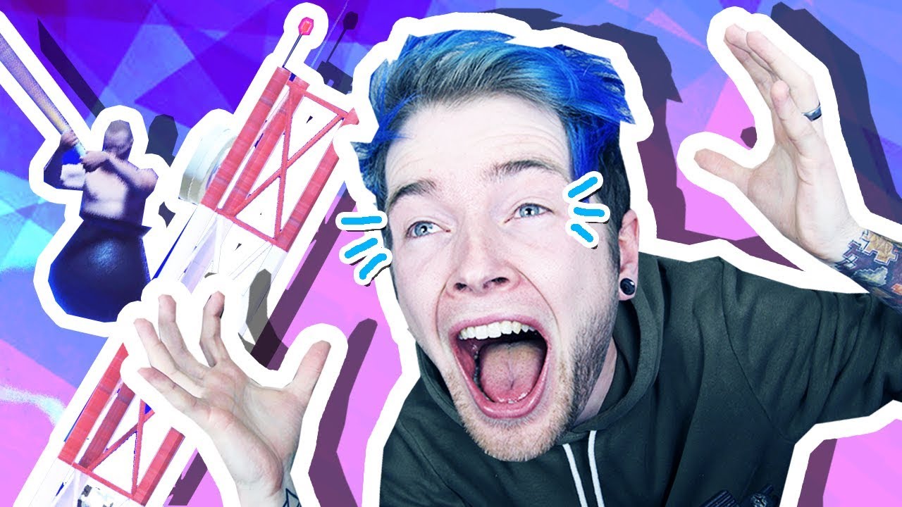 I COMPLETED IT!!!!!! (Getting Over It #5) dantdm logo