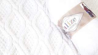 видео: Свитер Белые ромбы Отчет 1 картинка: Свитер Белые ромбы Отчет 1