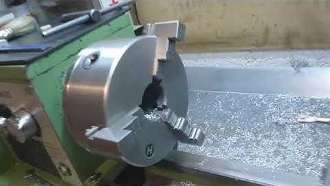 Machining a New Rotary Table Adapter Plate Homemade part 2