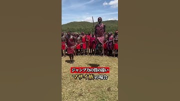 マサイ族のジャンプ力凄すぎません？ #shorts