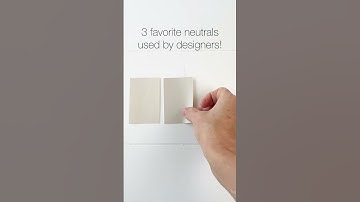 3 favorite neutral paint colors: SW Natural Linen, SW Accessible Beige, SW Shoji White #paintcolor