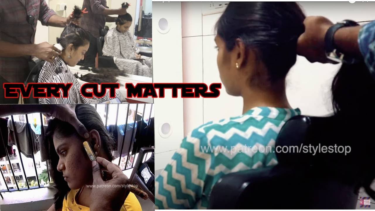 Haircuts- Nape Buzz- And PonyChop video | stylestop | Womenhaircut