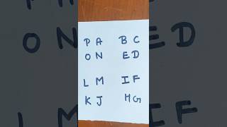 Spot it⁉️🤔 Swirl ABCD #shorts #art #alphabet #funny #youtubeshorts #viral #trending #ytshorts #fun
