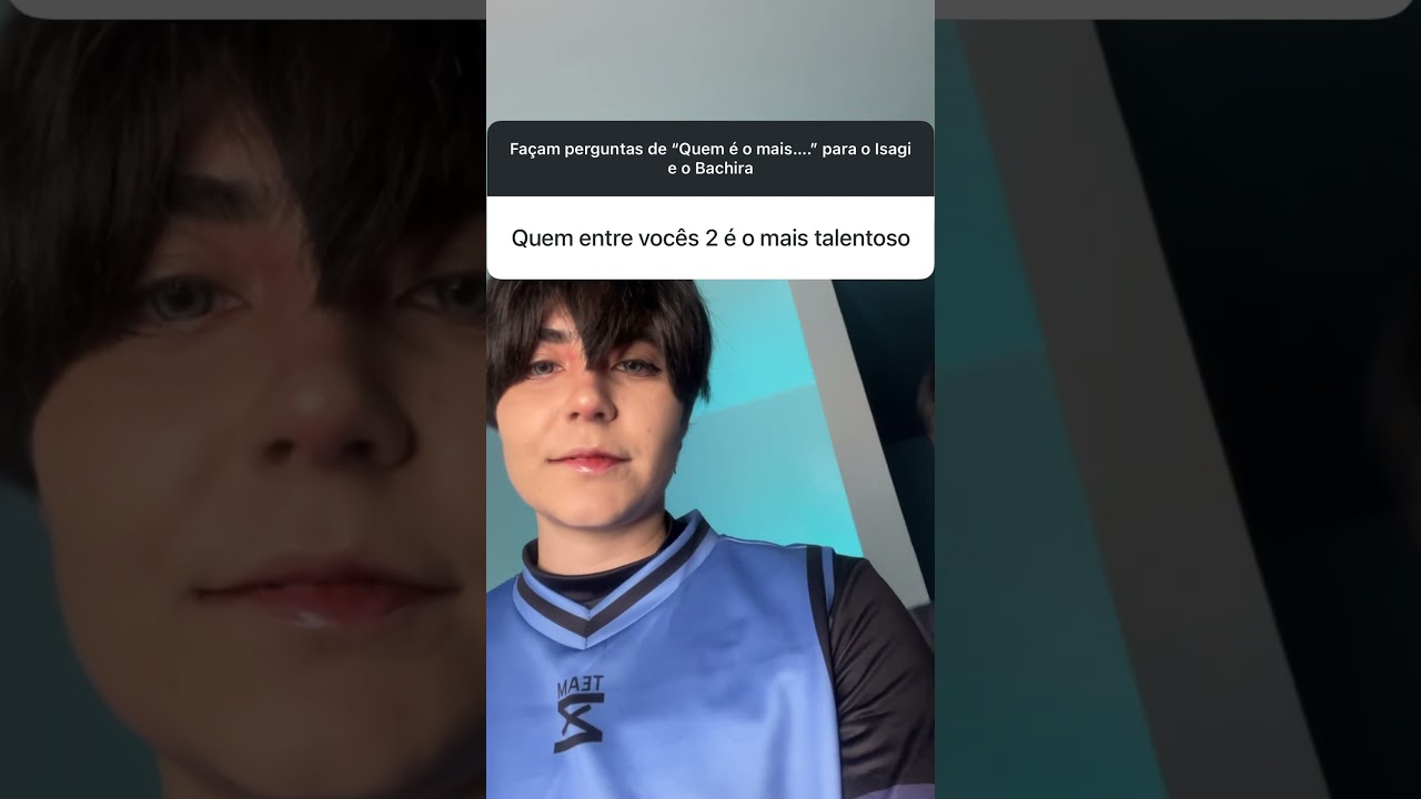 ISAGI E BACHIRA RESPONDEM “QUEM É MAIS..” #bluelock #cosplay ​⁠ @Nandalorenzine