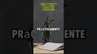 EL CODIGO DE HAMMURABI #historia #curiosidadeshistoricas #shorts #hammurabi #mesopotamia