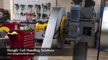 Dual decoiler for a quick coil change metal stamping application