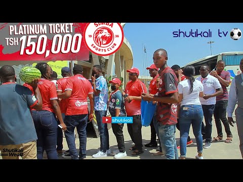 SIMBA Jeuri ya Pesa  Mashabiki wa PLATNUM Tiketi za Laki na nusu tazama  walivyotua kibos kwa Mkapa - SIMBA Jeuri ya Pesa  Mashabiki wa PLATNUM Tiketi za Laki na nusu tazama  walivyotua kibos kwa Mkapa