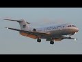 4K | **RARE** Kenya Air Force Fokker 70 KAF308 landing at Geneva/GVA/LSGG