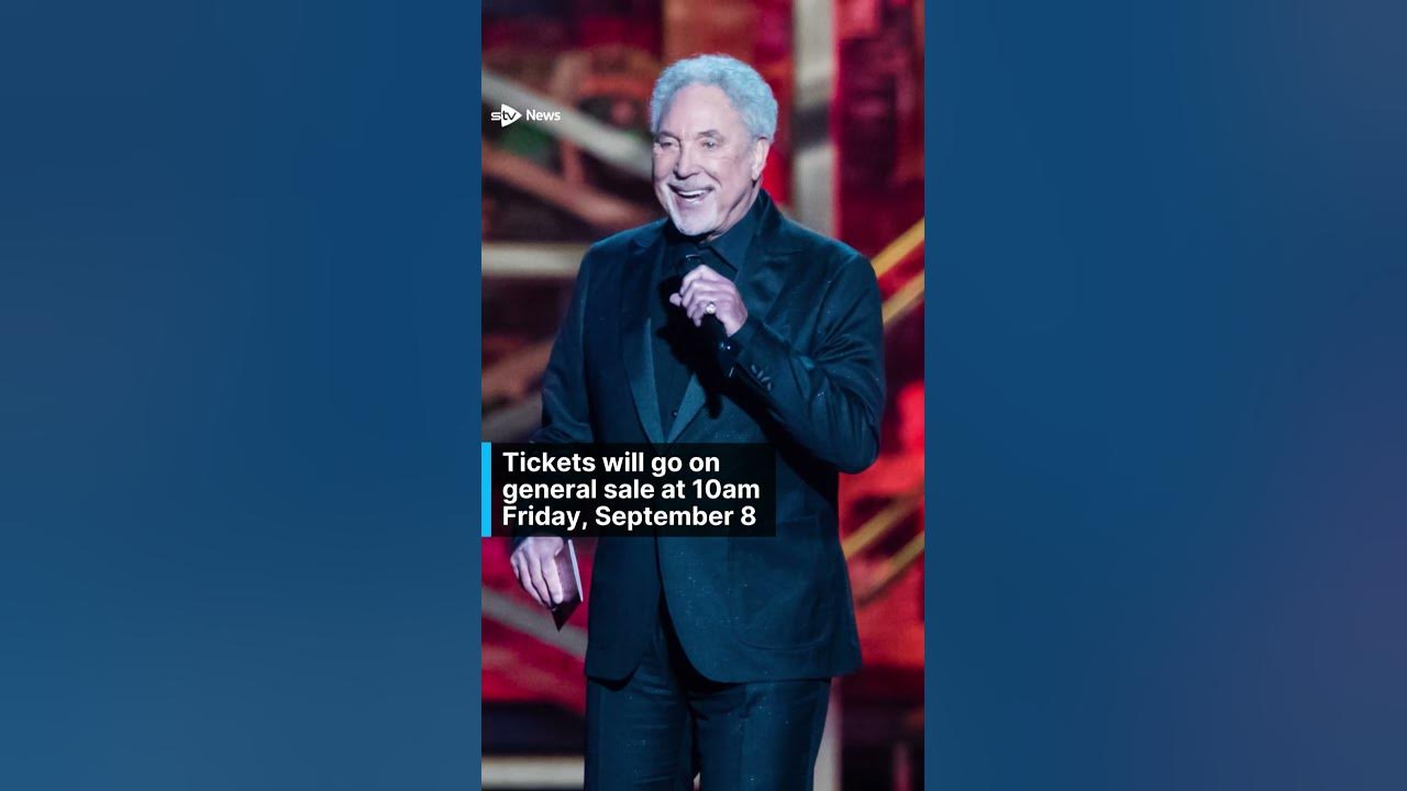 Tom Jones announces Glasgow date in UK Ages and Stages arena tour YouTube