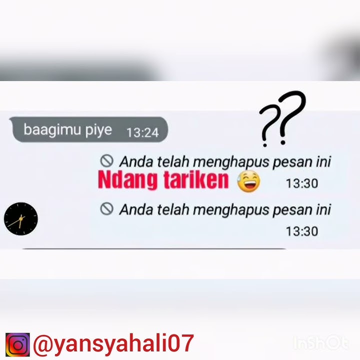 CARA MUDAH KETIKA CHAT KAMU GAK DI BALAS ATAU CUMA DI READ !!!