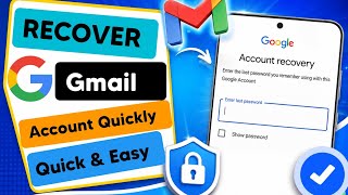 How to Recover Gmail Account Step by Step in 2026 | Easy Google Account Recovery Guide