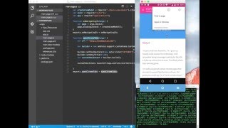 NativeScript Chrome Custom Tabs Tutorial screenshot 4