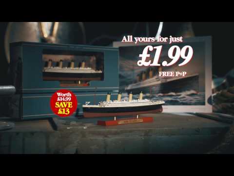 titanic diecast model