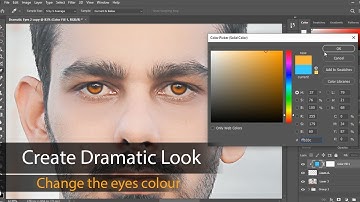 Create Dramatic  Eyes in Photoshop II Create Amazing Details in the Eyes II Change Eyes Colour