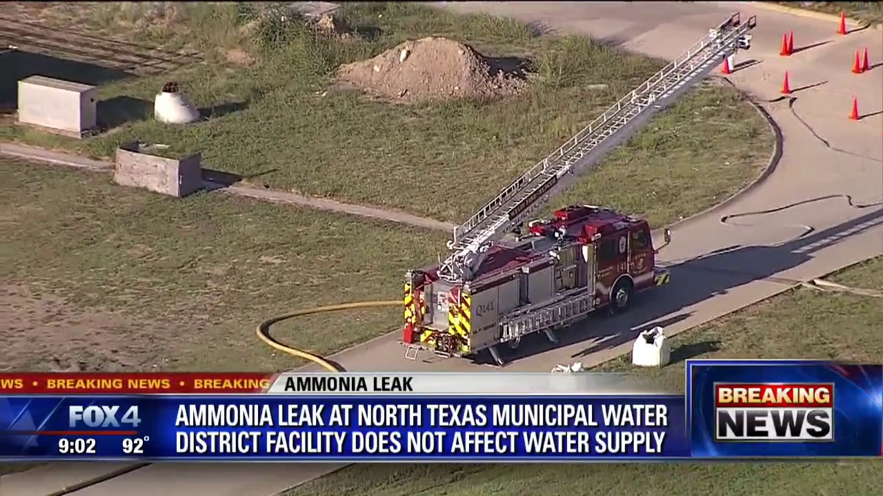 Ammonia leak discovered at Wylie water plant