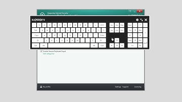 How to configure Virtual Keyboard in Kaspersky Internet Security 2014