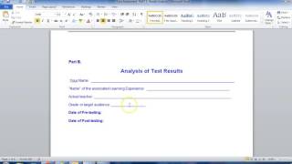 Review of Final Assessment- Fall 2016