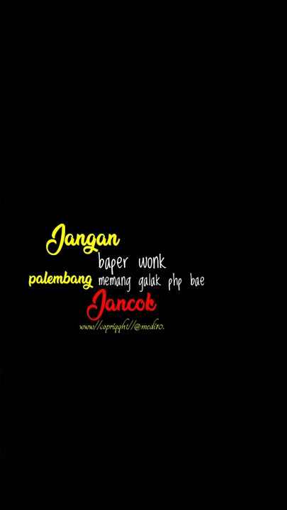 TERBARU!!!!!!!!.STORY SINDIRAN PALEMBANG ...