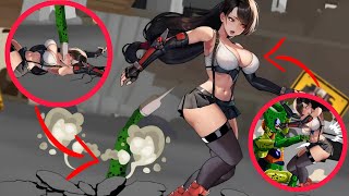 TIFA LOCKHART FIGHTS THE CELL MONSTER | FINAL FANTASY VII REMAKE