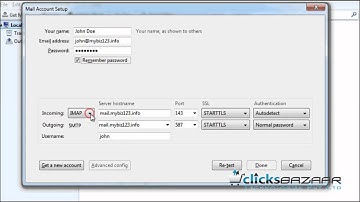 Configuring a POP email account with SSL in ThunderBird