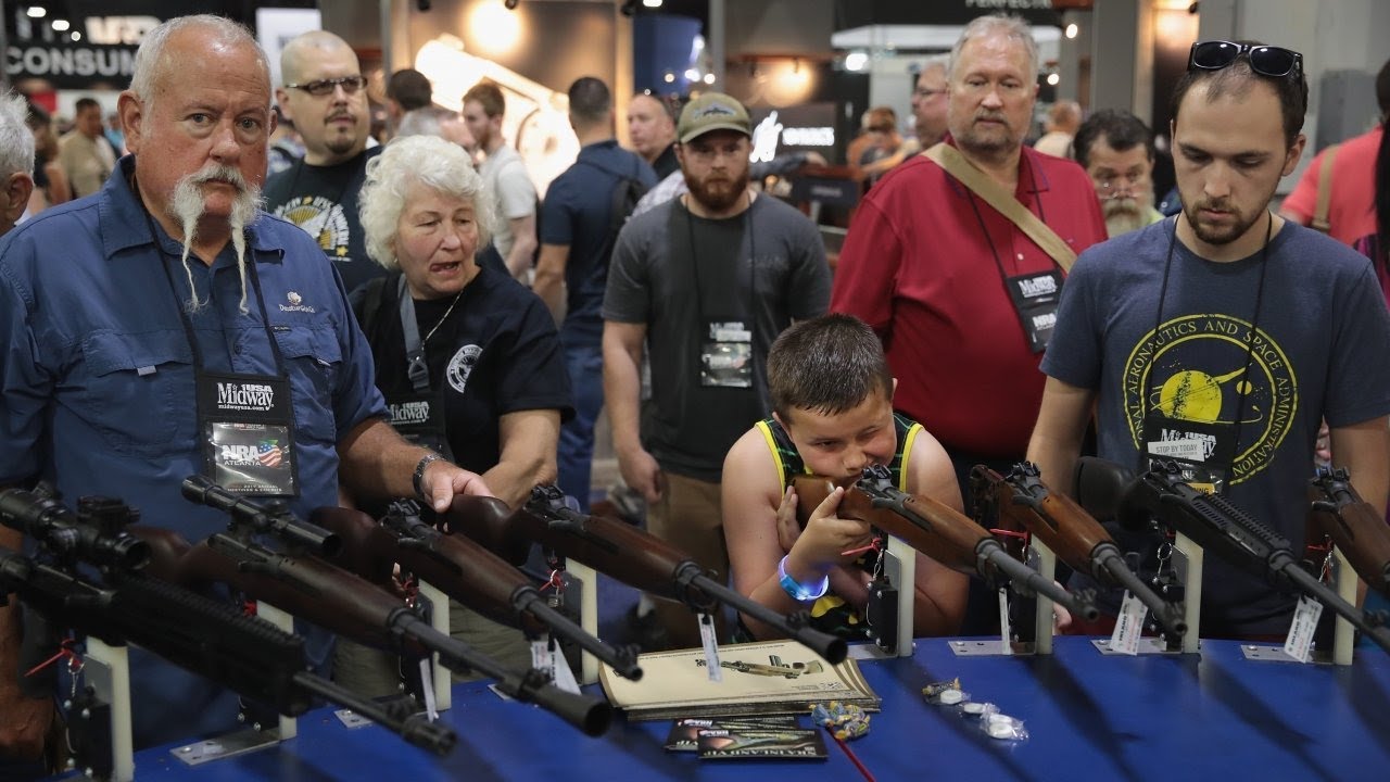 Gun injuries fall during NRA conventions, study says
