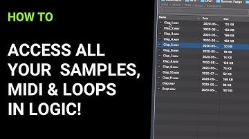How to BROWSE/PREVIEW/LOAD your samples in Logic Pro X (Quick Tip)