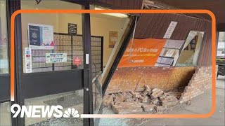 Colorado post office suspends retail operations after vehicle crashes into building