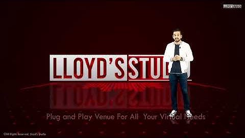 Welcome To Lloyds Studio  | Virtual Events | Virtual Studio