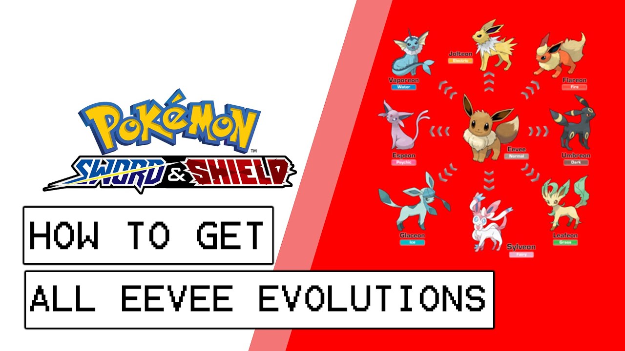 Pokémon Sword and Shield: How to evolve and catch Eevee and all of