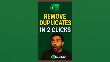 Fastest Way to Remove Duplicates in Excel 💡 #excel #excelshorts #exceltips #duplicate #data #shorts