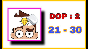 DOP 2: Delete One Part  Level 21 - 30 Walkthrough Solution #answers #DOP2 || Mobile Gaming Junction