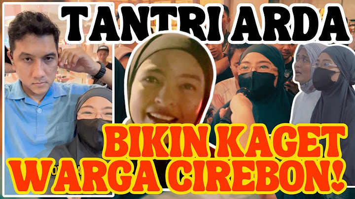 TANTRI ARDA - Bikin Heboh Warga Cirebon! Tantri Mau Nyanyi Di Halangi Crew Arda!