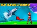 *NEW* SEASON 3 SHARKS ARE INSANE!! - Fortnite Funny Fails and WTF Moments! #946