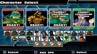 Teenage mutant ninja turtles: melee (tmnt: melee) all
characters/character select [playstation 2/ps2] buy ...