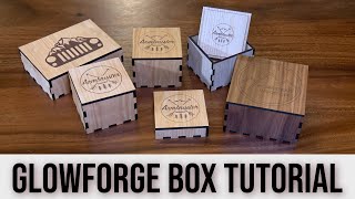 How to make a Box on the Glowforge - Glowforge Project - Glowforge Friday