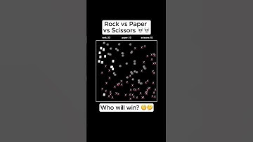 Vote in comment. Round 44. #asmr #animated #rockpaperscissors #adhd #simulation #satisfying