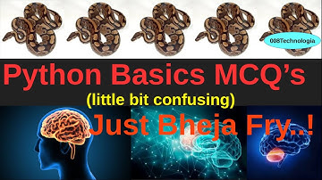 Python MCQ 1 Answers and  Explanation #python, #programming, #coding #Trending #Tech #Tutorial