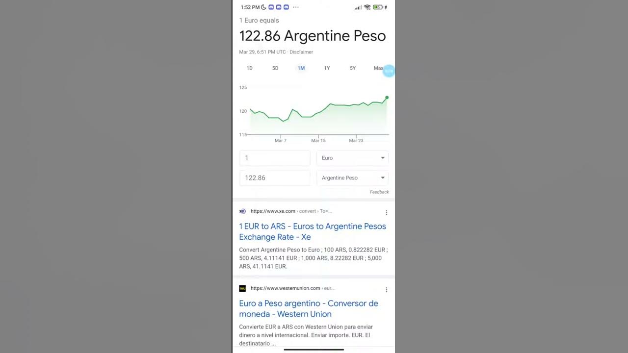 Valor del Euro en Argentina A cómo está el Euro hoy ? Euro en Pesos