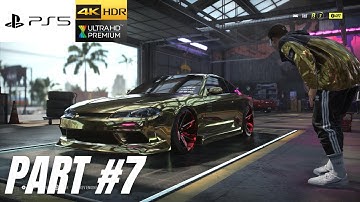 Need for Speed Heat - PS5/4K/HDR/60FPS - Campaign Part 7 (Got  your Back) Nissan Silvia