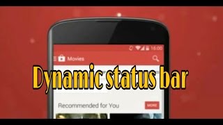 How to add Dynamic Status bar and Navigation bar on  KitKat screenshot 2