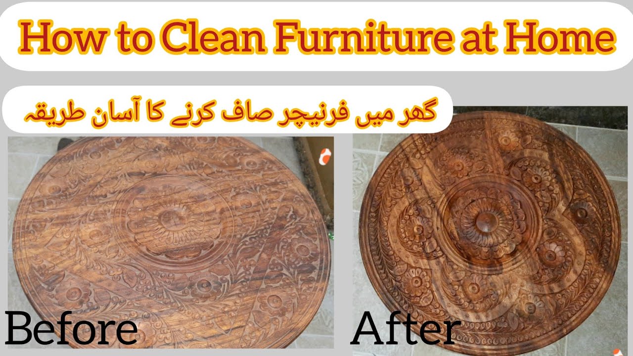 How to Clean Furniture at home/Use only one product/ How to clean