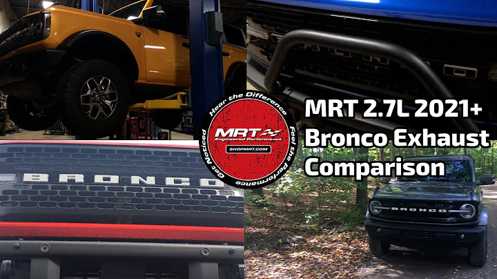 2021 + 2.7L Ford Bronco Performance  Exhaust