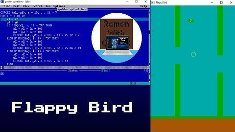 Making Flappy Bird in QBASIC