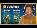 Je dpense 2000000 dor pour maxer mon compte   clash royale