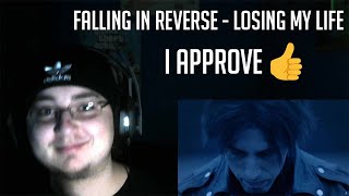 Wow. Falling In Reverse - Losing My Life REACTION!