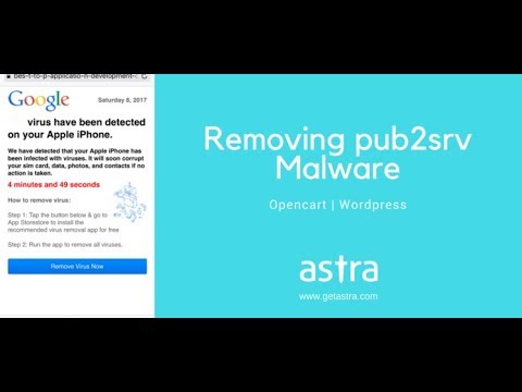 How to Remove pub2srv malware from your OpenCart or WordPress Website