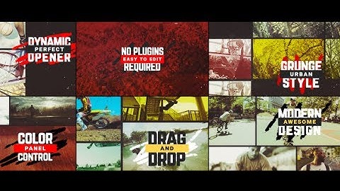 Dynamic Urban Intro | After Effects Template | Openers