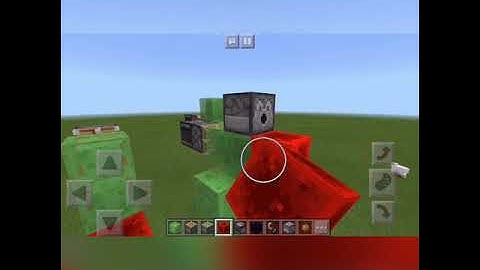 Minecraft Slime Block Fire Shooting Robot Tutorial | Donut Machine